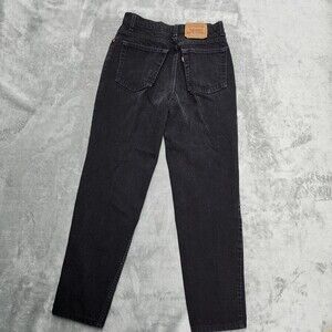 Vintage 1993 Levi's Women's Black Jeans Size 13 Made In USA 18512-0260